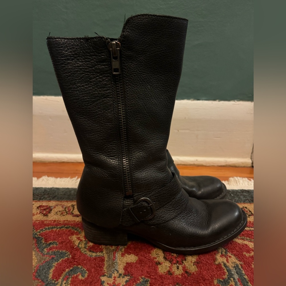 Born Crown moto boots